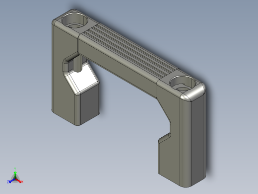 取手(鋁合金)(B)UG-3D多系列多零件图纸模型