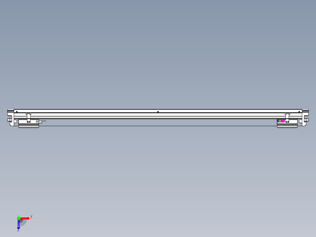 威洛博VL系列3d模型模组2VL22H1Y-S1250俯视图