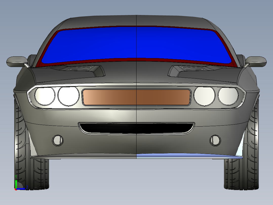 汽车车身 (50)左视图