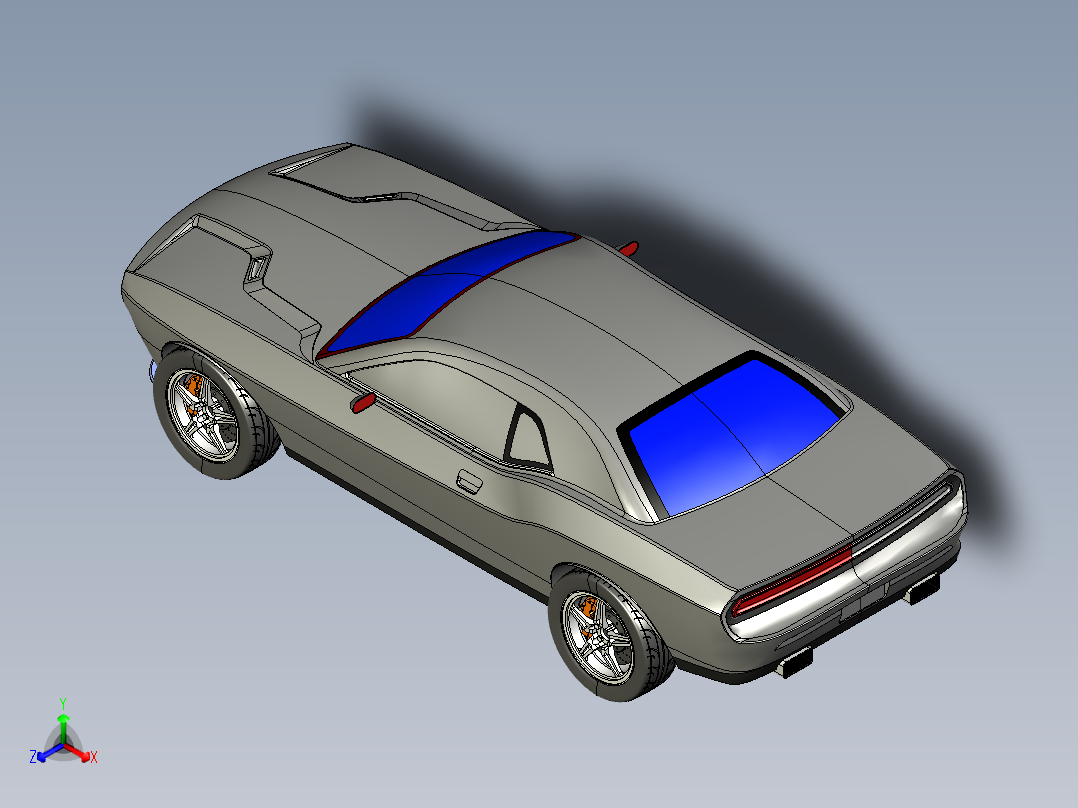汽车车身 (50)正等轴测图