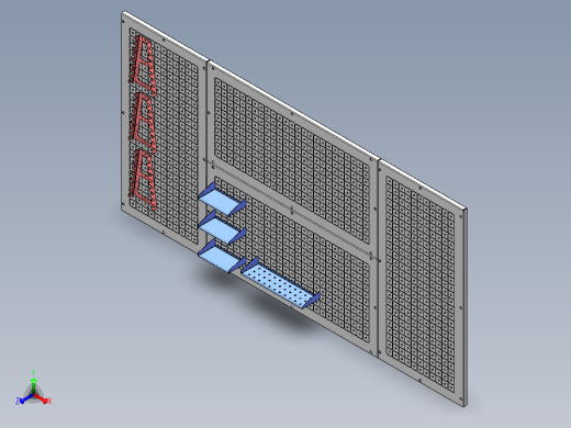 钉板正等轴测缩略图