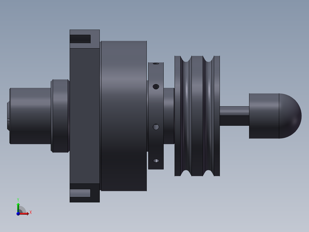 旋转式夹头旋转夹头前视图