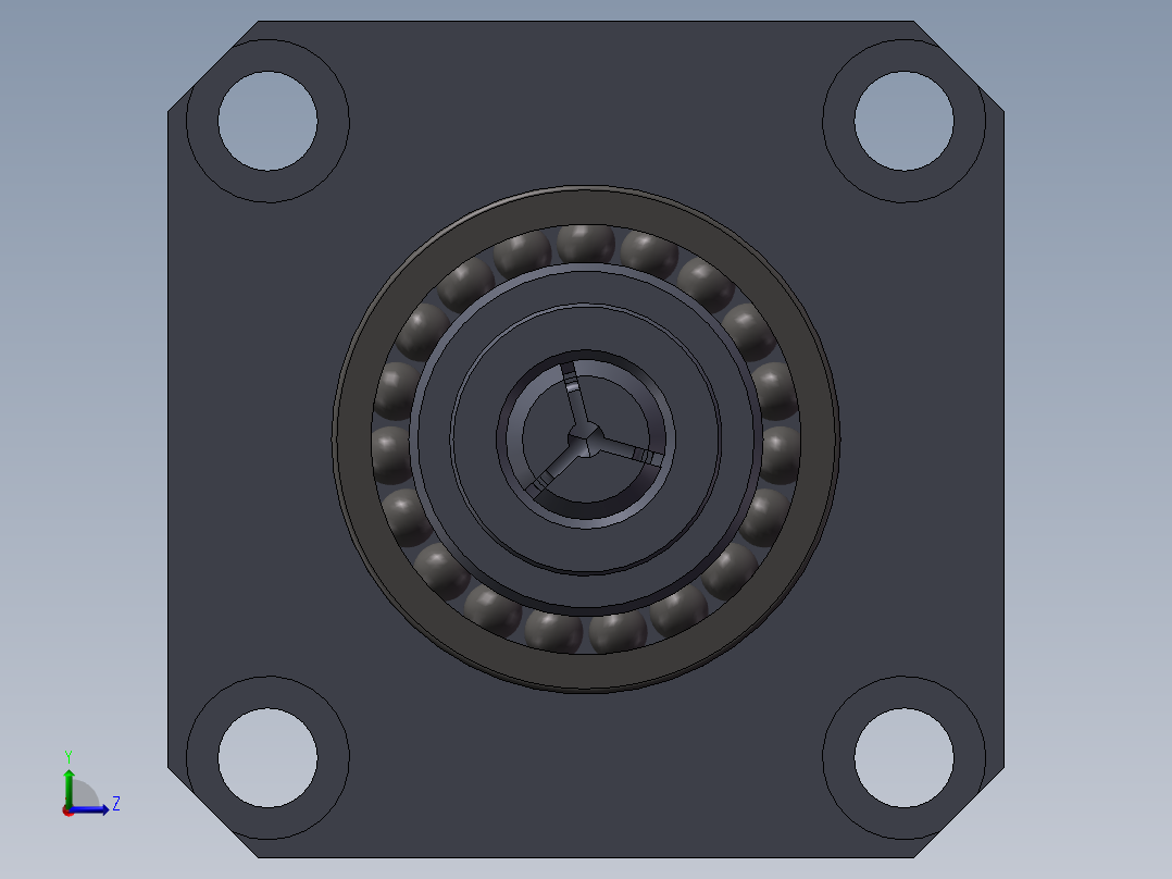 旋转式夹头旋转夹头左视图