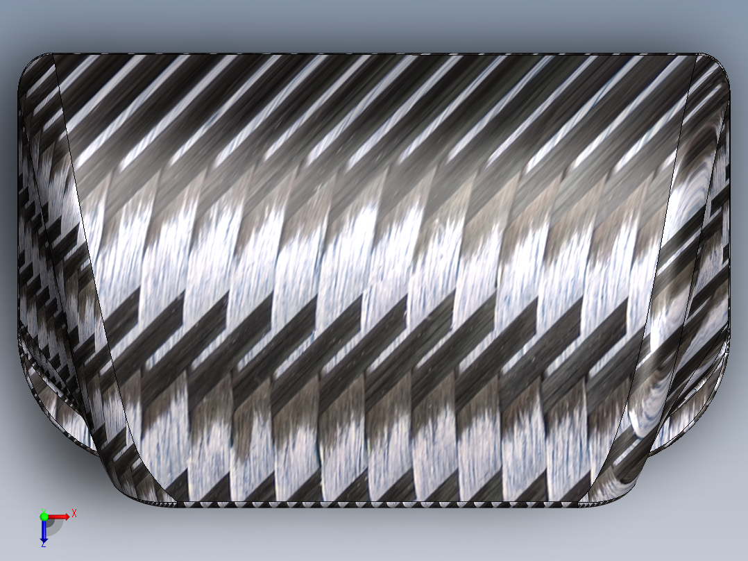 碳纤维引擎盖--sw俯视图