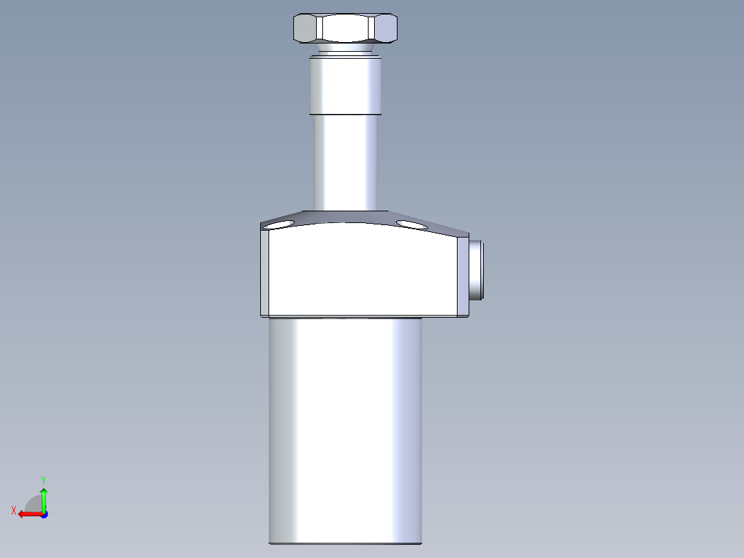 KOSMEKLHA0360-CR-Q15多系列多零件图纸模型后视图