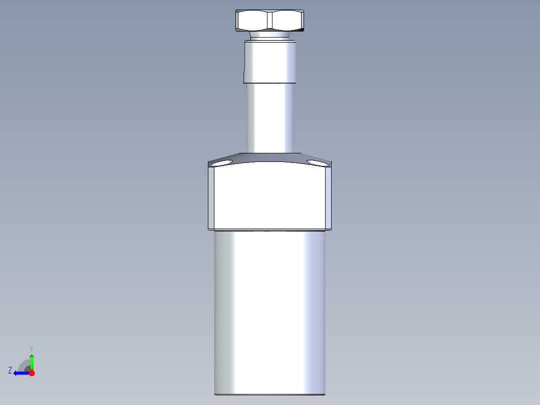 KOSMEKLHA0360-CR-Q15多系列多零件图纸模型右视图