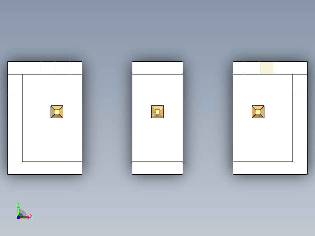 元器件3D封装JST 2.54 Infinito70前视图