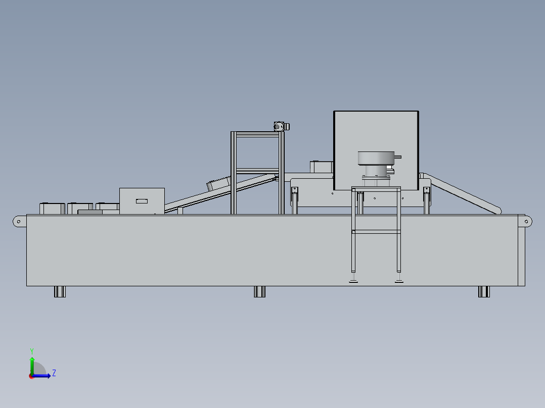 自动压封铅机左视图