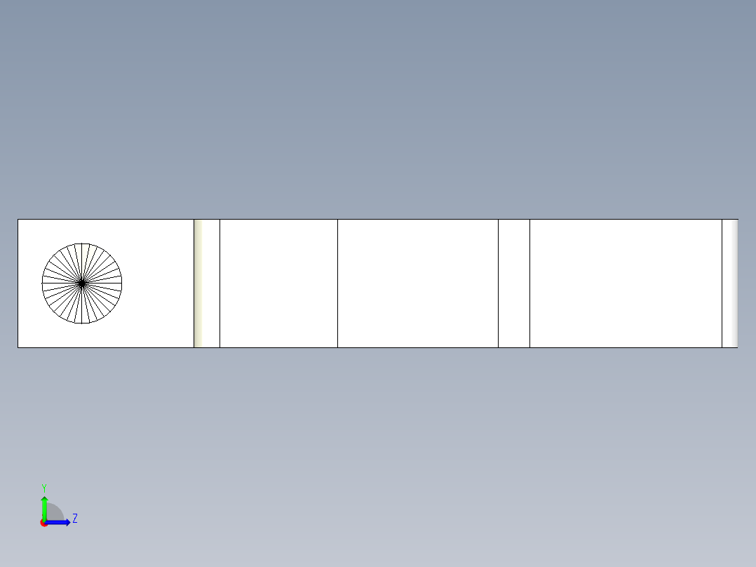 扣件2220-3D多系列多零件图纸模型左视图