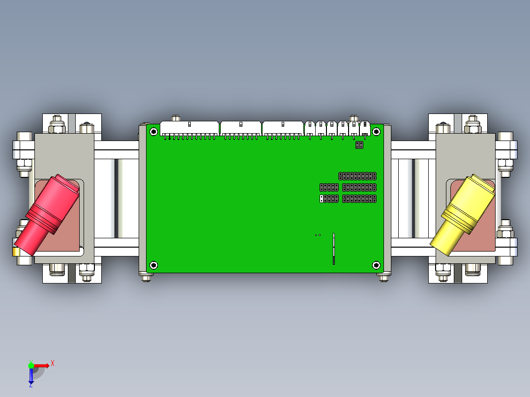 电池段 FSAE俯视图