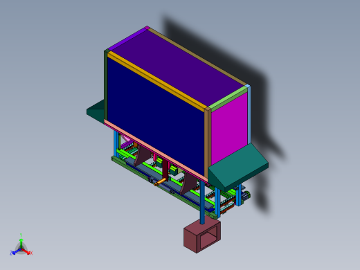 电感切脚浸锡设备正等轴测缩略图
