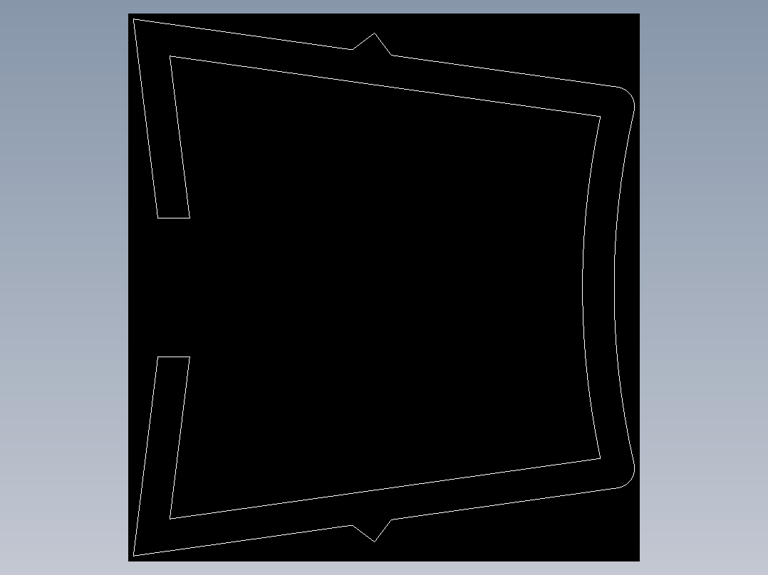 型材-BR 10 SLOT MOUNTING RIM PROFILE KJN518351.DXF