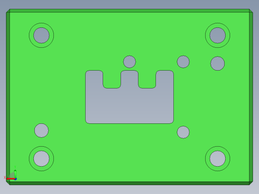 D0797-变压器铁芯E型垫片的冲压模具设计三维Step++CAD+说明书==371007=330后视缩略图