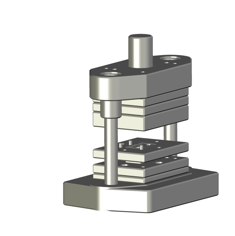 D0797-变压器铁芯E型垫片的冲压模具设计三维Step++CAD+说明书