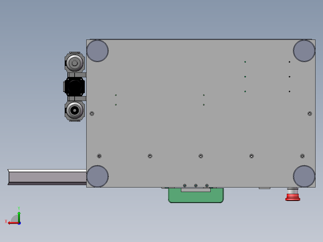 端子整形机折弯机sw18可编辑后视图