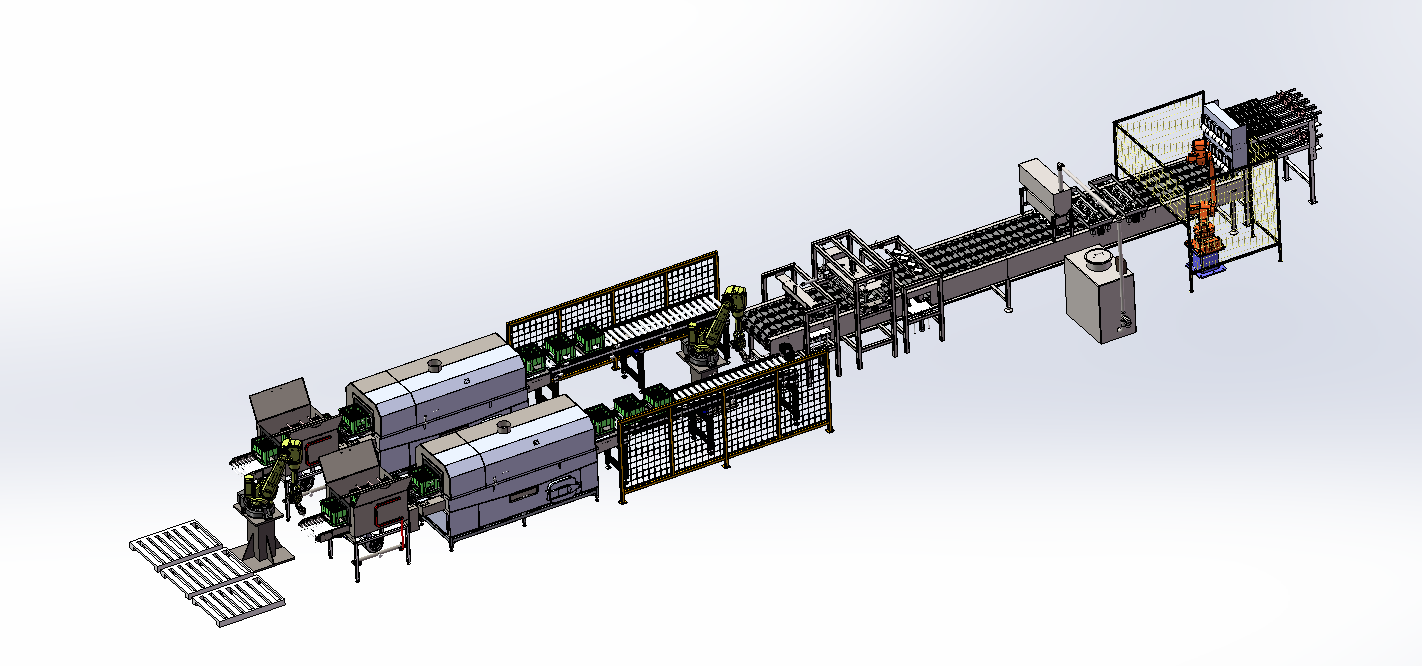 面包片自动烘烤装箱生产线sw20