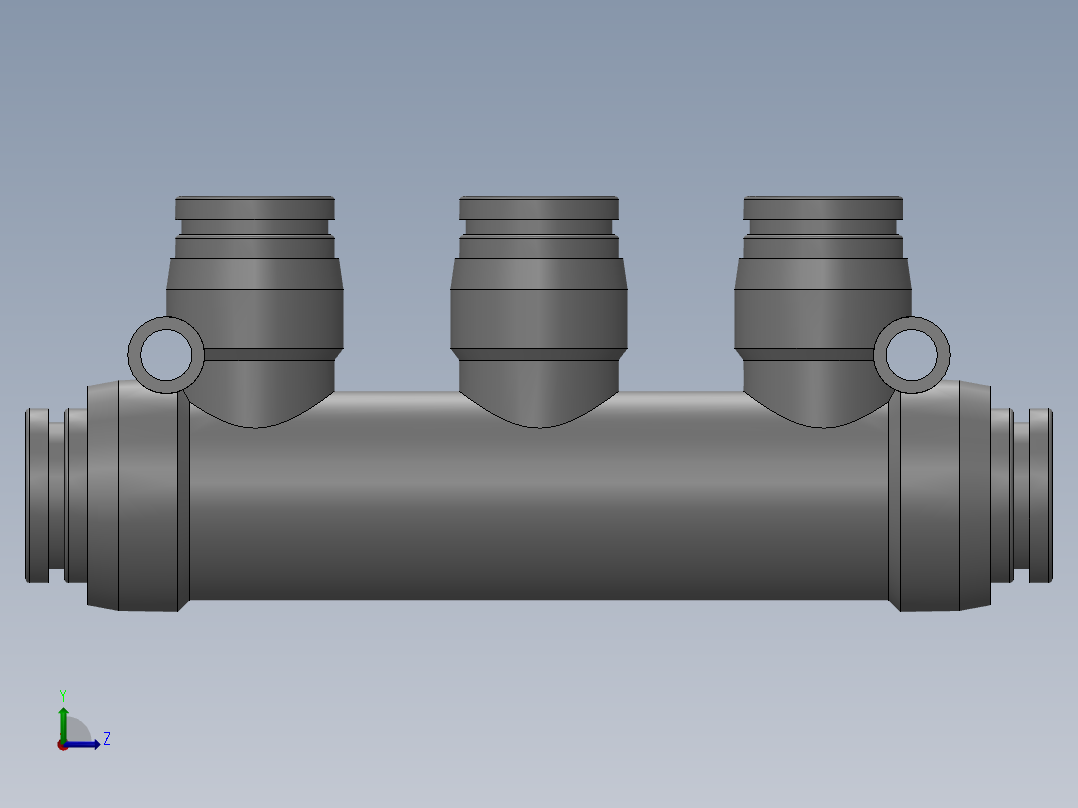 气动元件APK8左视图