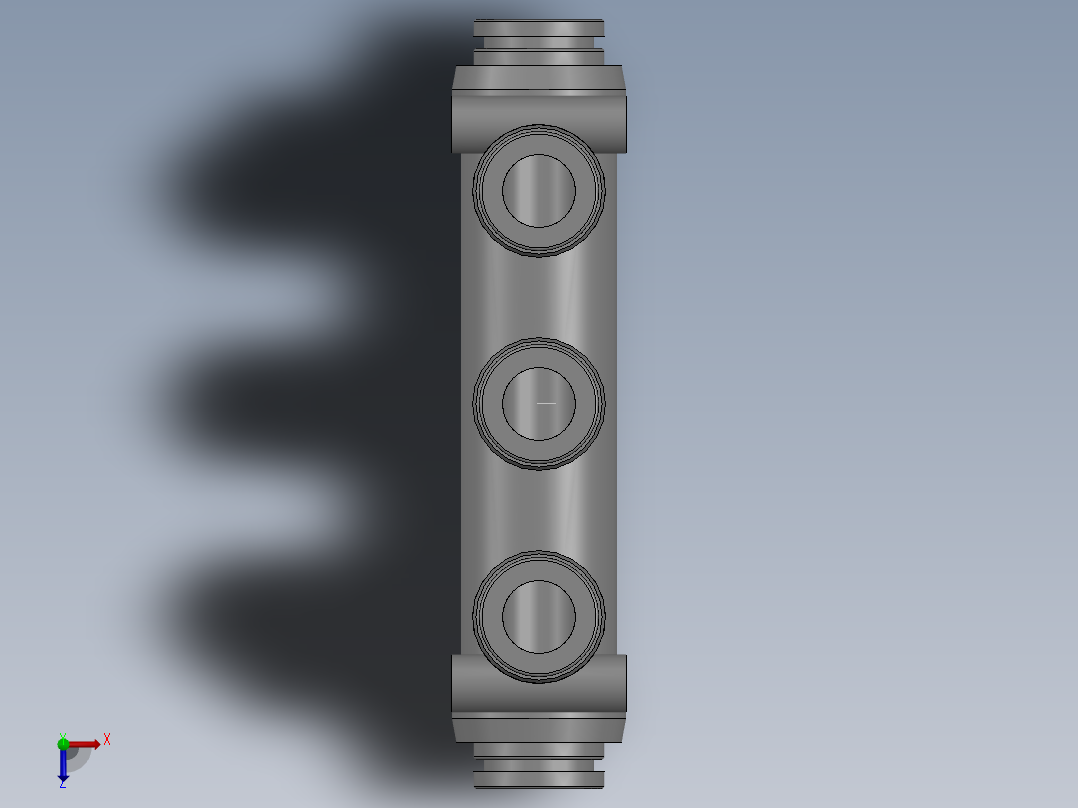 气动元件APK8俯视图