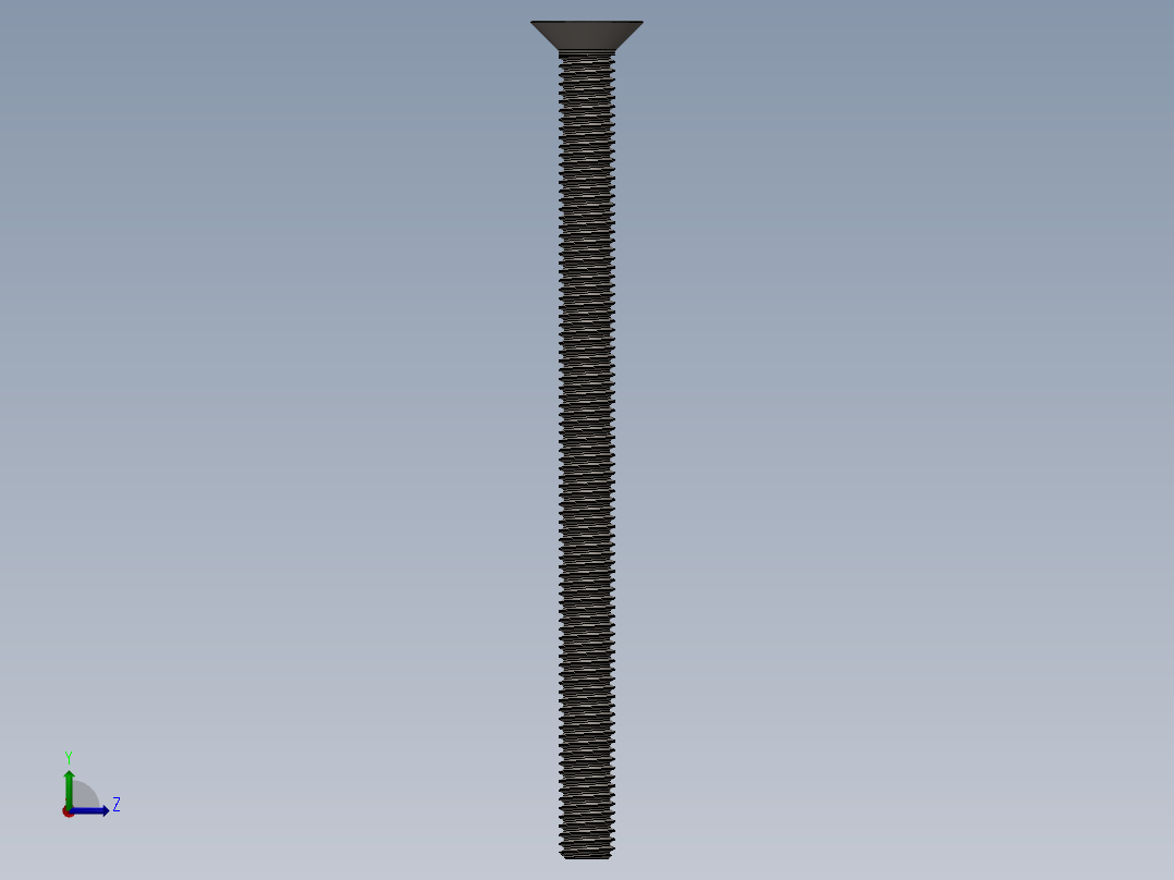 Screw_ISO_10642_M5x75_A2.SLDPRT左视图