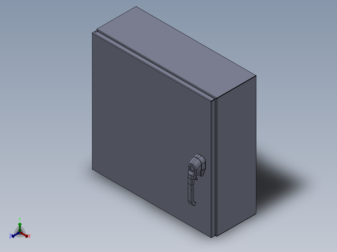 电控柜、卖30元的配电箱正等轴测图