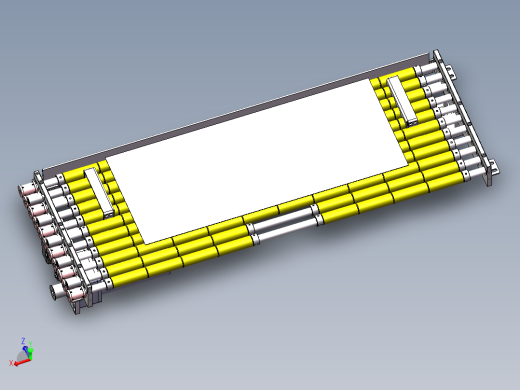 紧密排列辊道输送机构