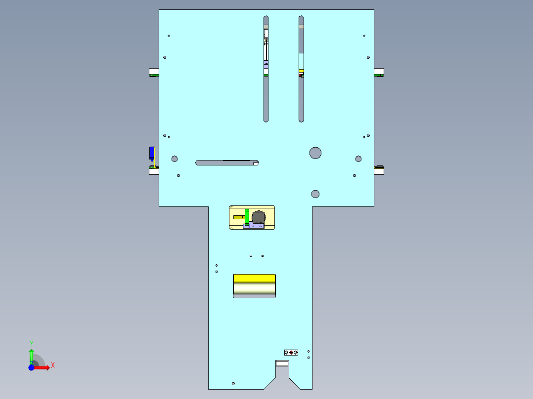 T200 电容卷料裁切贴合机前视图