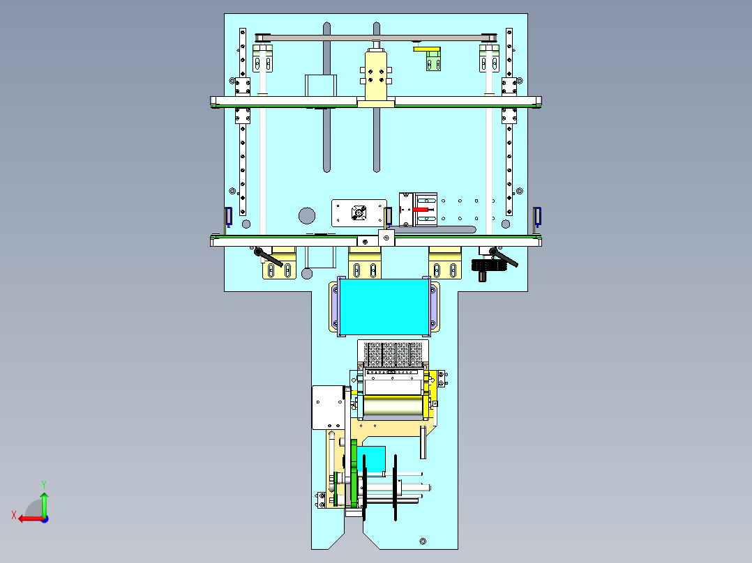 T200 电容卷料裁切贴合机后视图