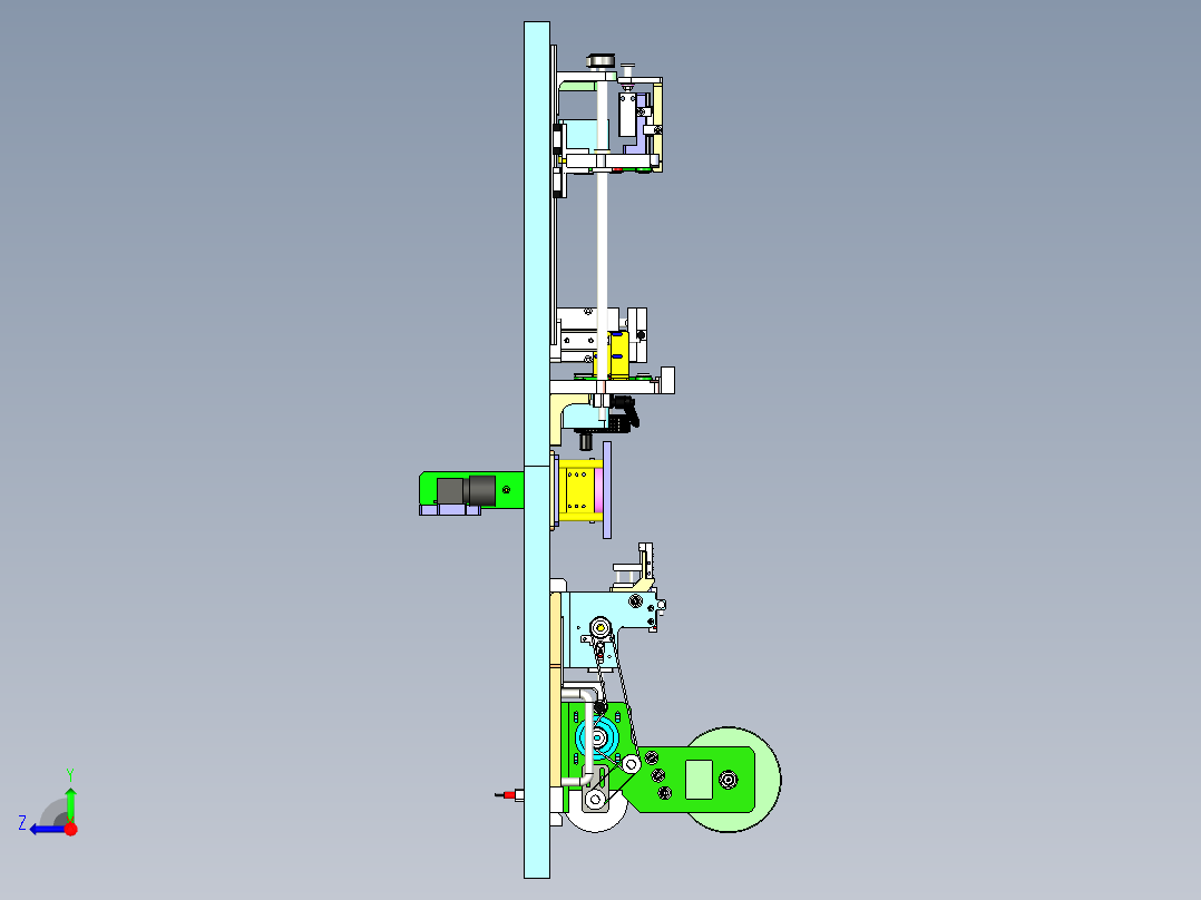 T200 电容卷料裁切贴合机右视图