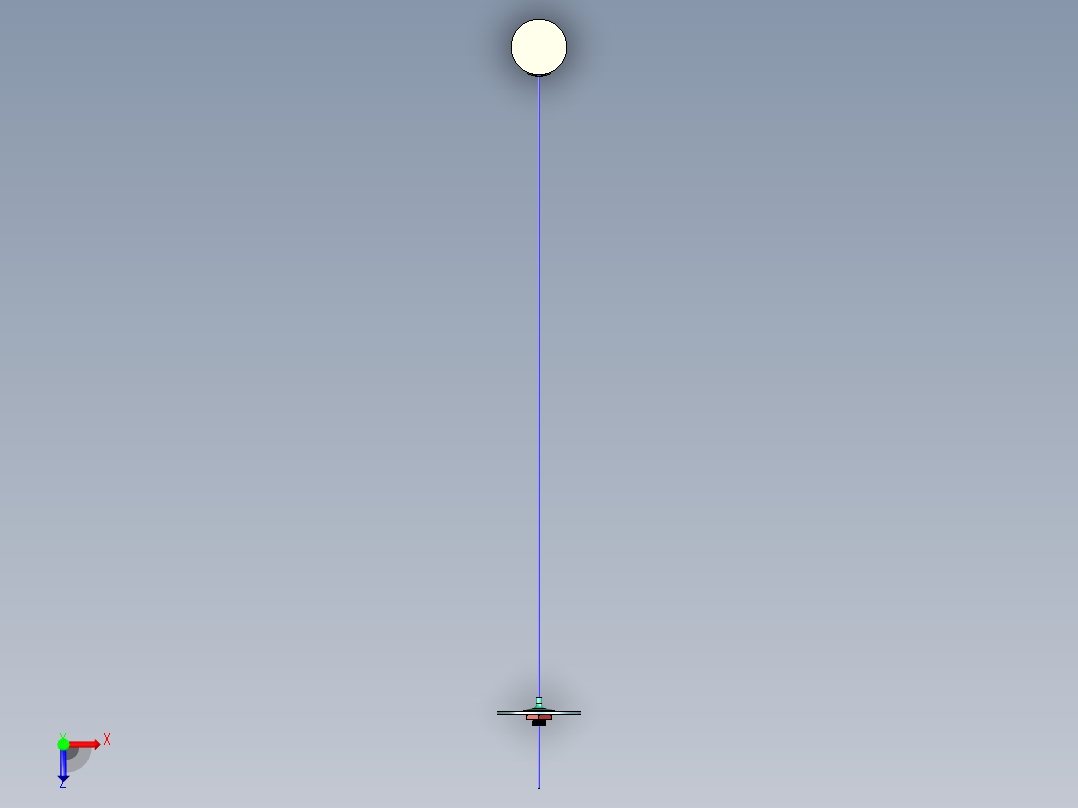 铁艺铝管吊灯俯视图