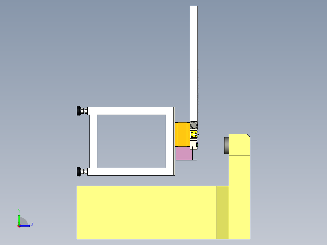 非标镭射机左视图
