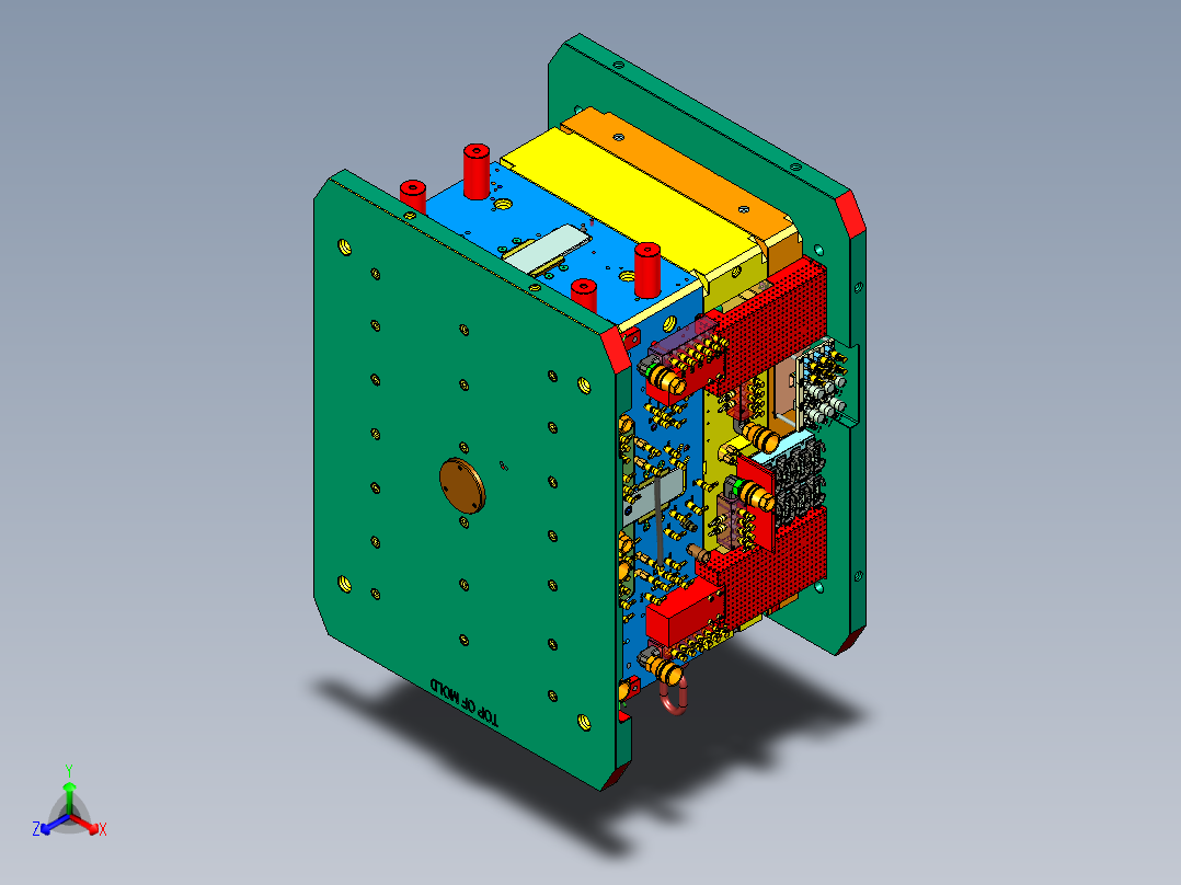 蔚来汽车门板热流道塑胶模具