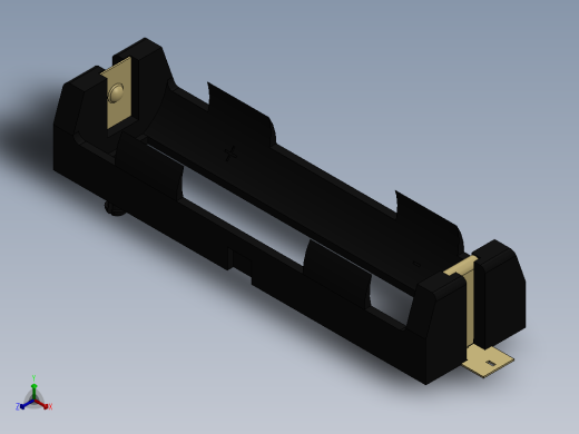 18650锂离子电池支架