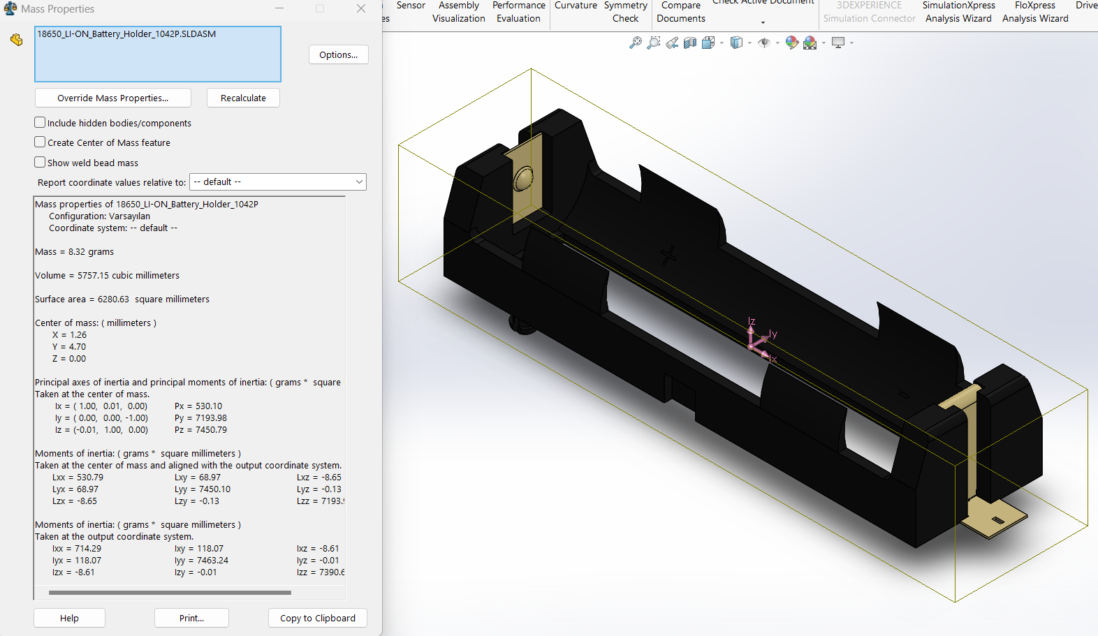 18650锂离子电池支架