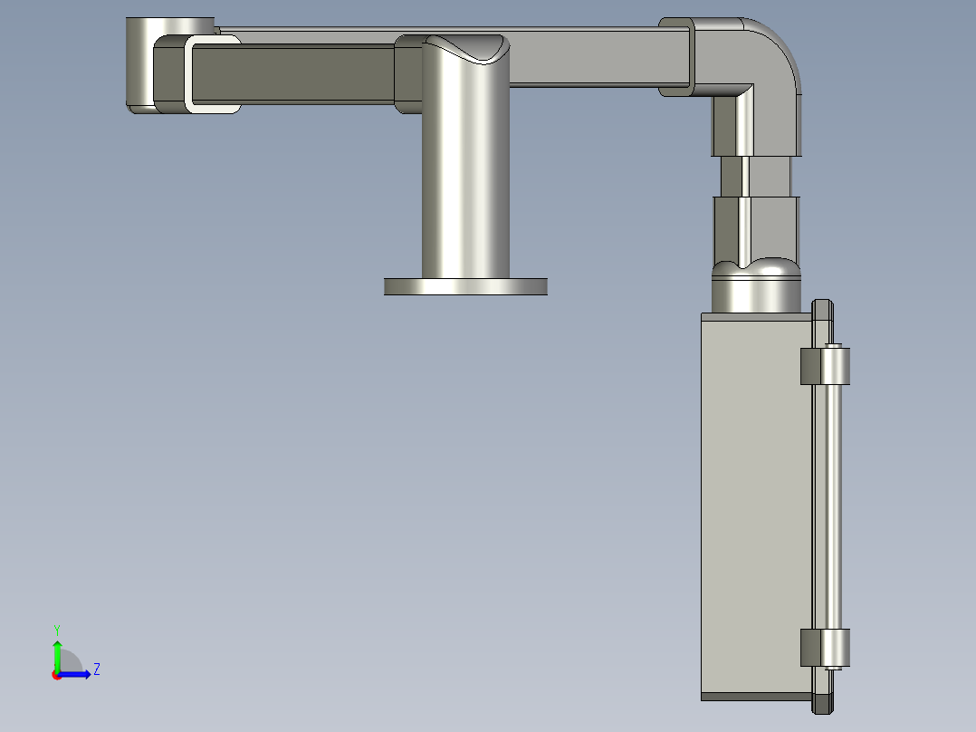 MZ6000悬臂操作台左视图