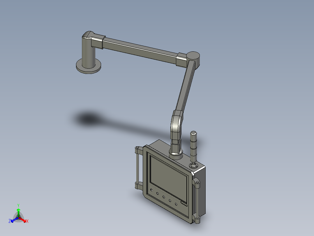 MZ6000悬臂操作台正等轴测图