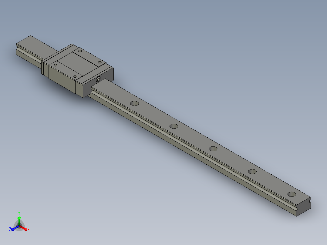 MGN15C1R285Z0C正等轴测图