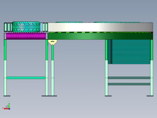 便于分流的传送线装置后视缩略图