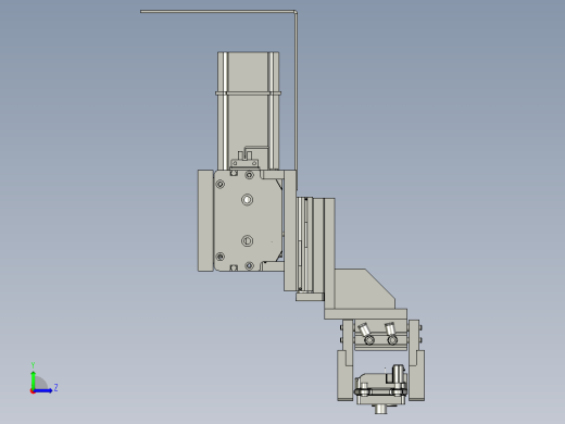 取料模组移动组件左视缩略图