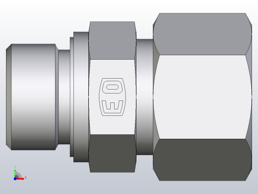 公螺柱连接器GE16SMED71前视缩略图