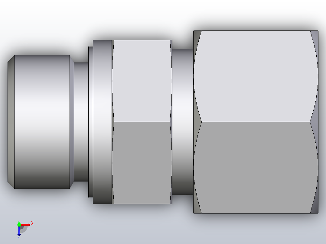 公螺柱连接器GE16SMED71俯视图