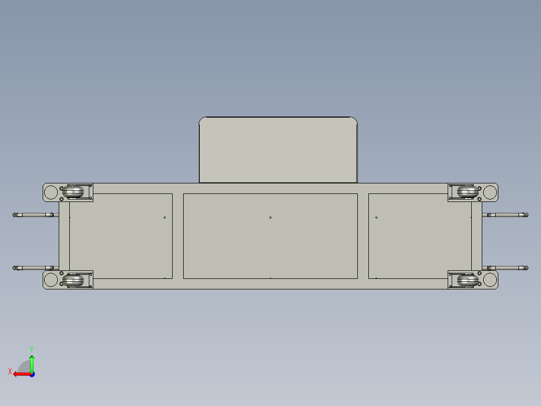 贴胶加工台及贴胶设备后视图