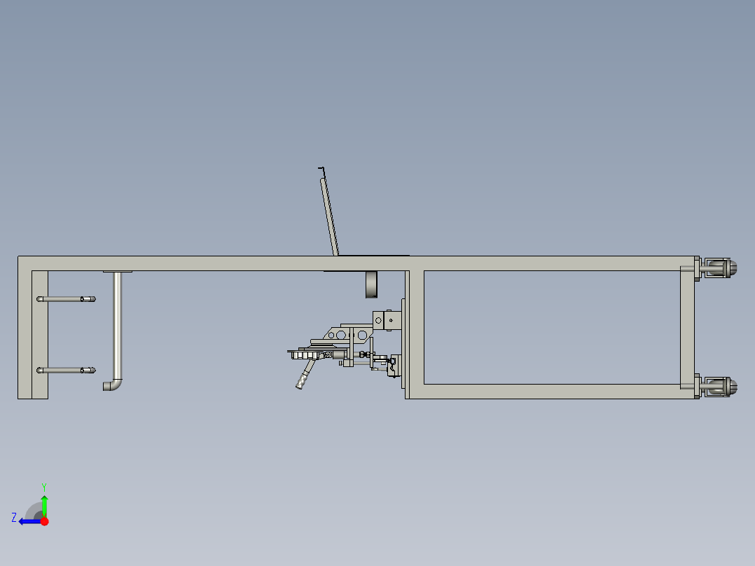 贴胶加工台及贴胶设备右视图