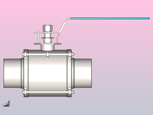 IQQ-02手动焊式球阀[IQQ-02-3s]右视缩略图