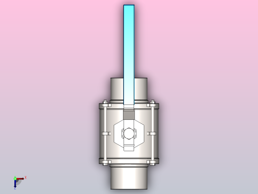 IQQ-02手动焊式球阀[IQQ-02-3s]俯视缩略图