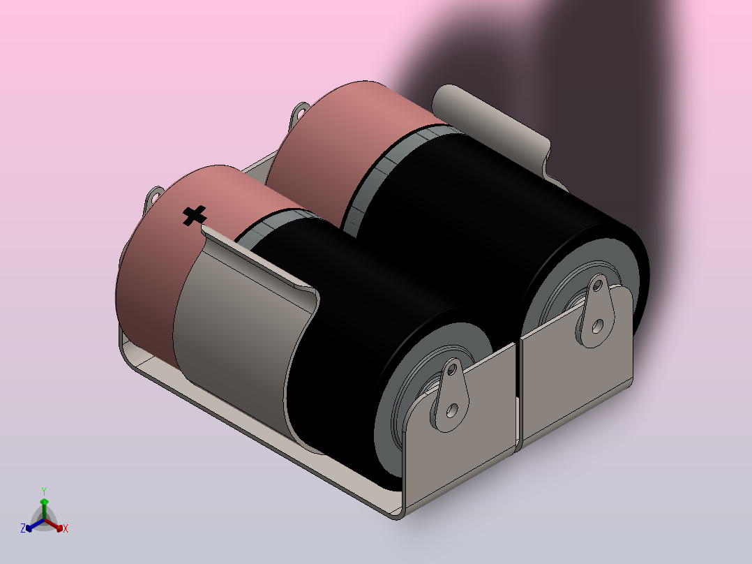 电池组正等轴测图