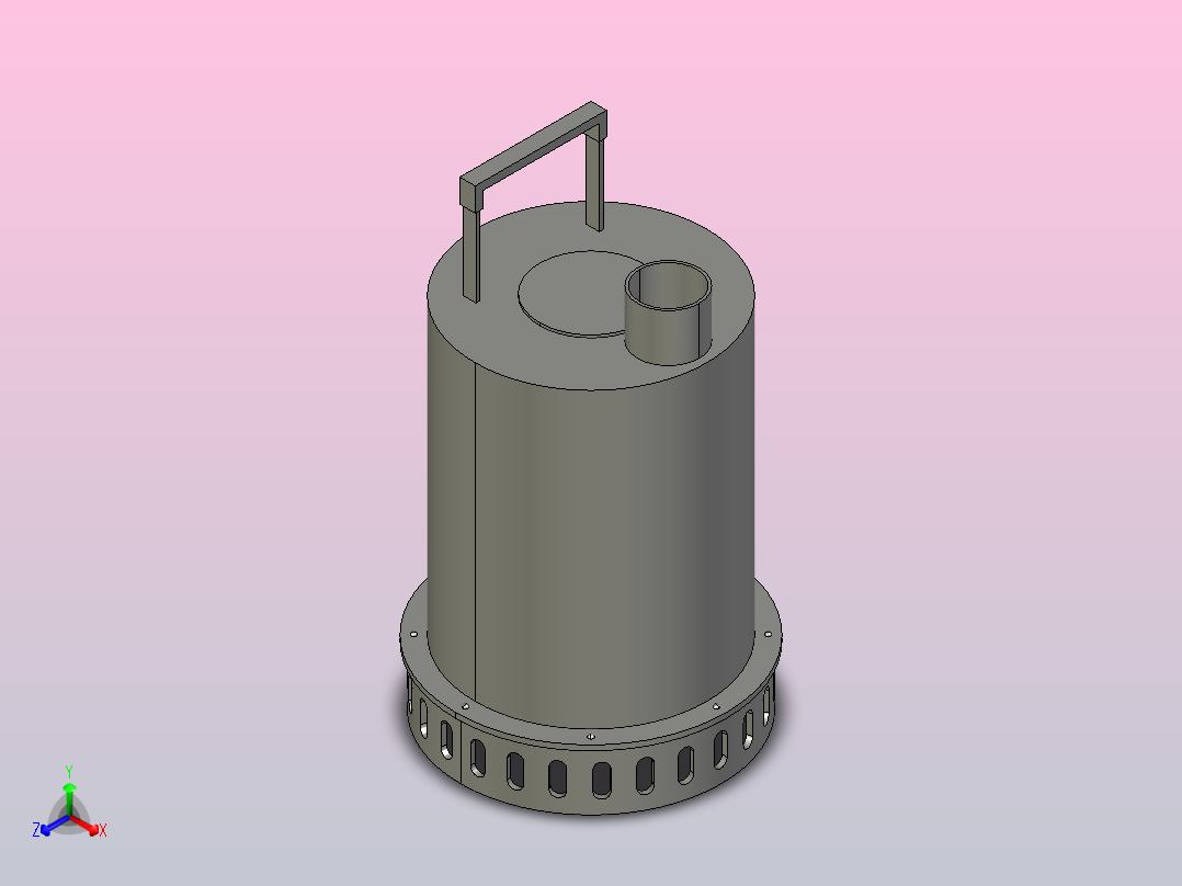 BEST 2-3-4-5潜水式污水泵[BEST 3]正等轴测图