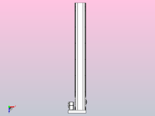 日规模组半封闭丝杆TPA-HNR-140D-2010C-L1100-ML-C-P40-N3俯视缩略图
