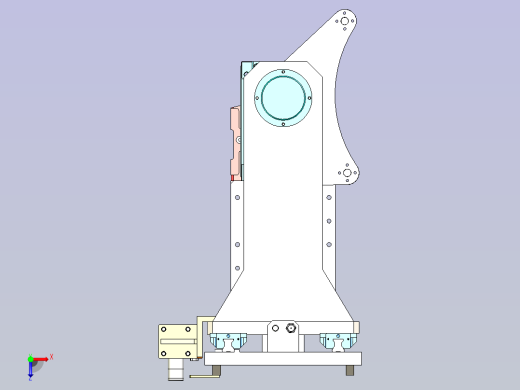 一款翻转机构3D模型俯视缩略图