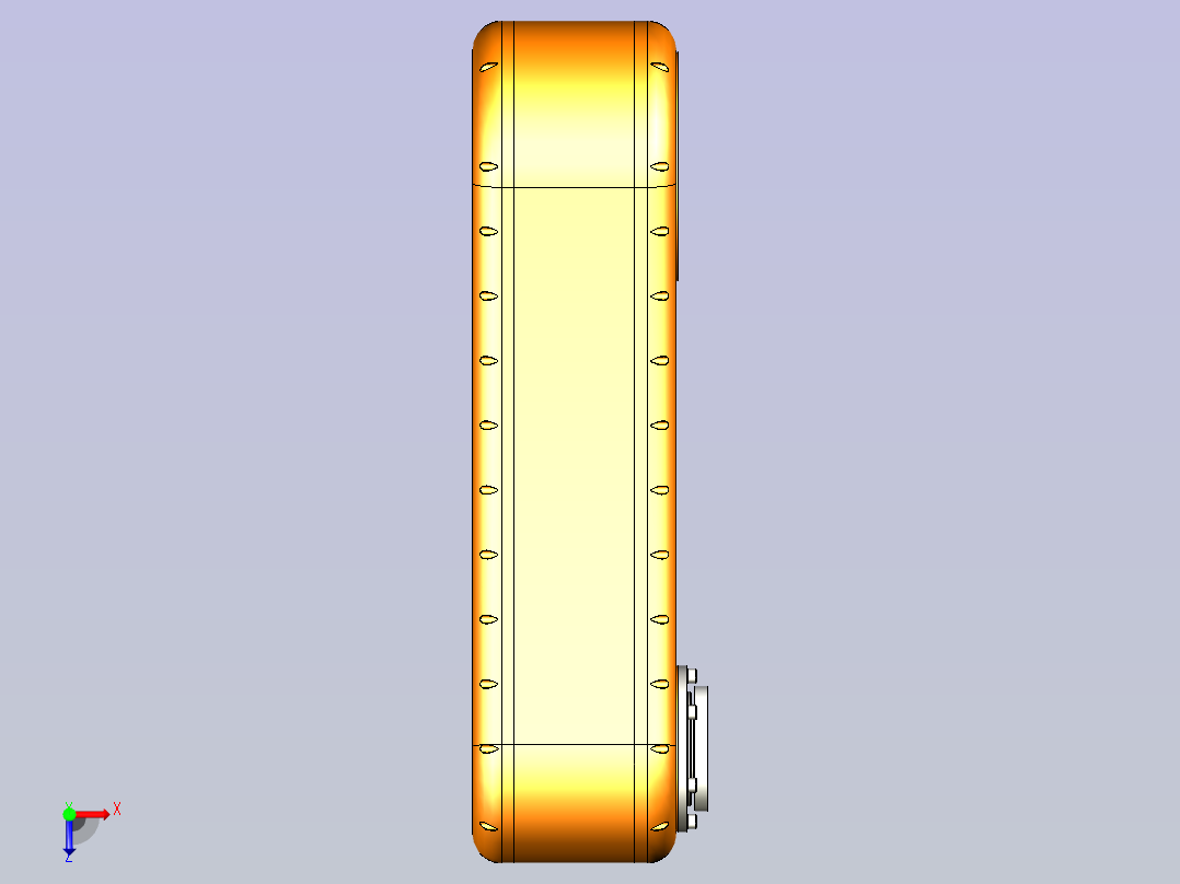 5轴工业机器人3D模型俯视图