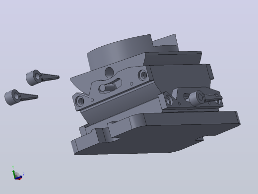 工具台虎钳3D图纸 Solidworks设计